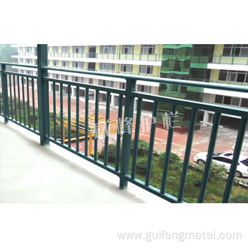 Wrought iron window guardrails, air-conditioning railings